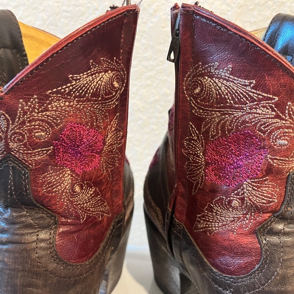 Old Gringo Yippee Ki Yay Laurel zip ankle boots  7.5 - Picture 3 of 8